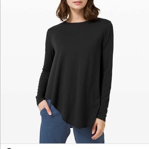 LULULEMON Lifted Balance Long Sleeve Black Size 10